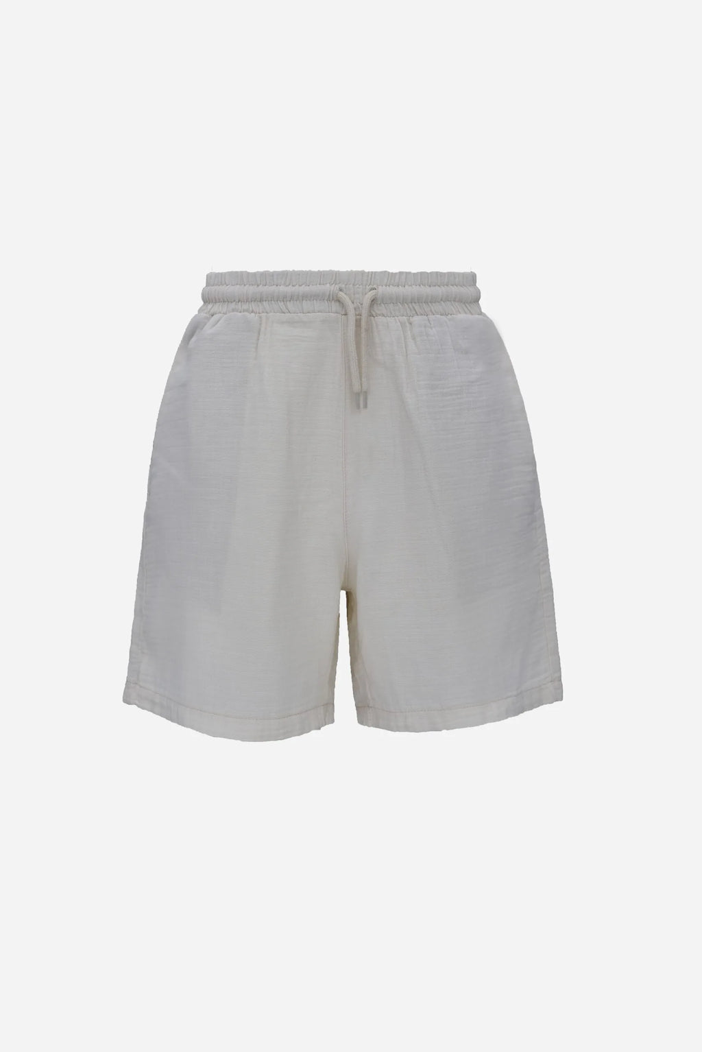Bej Oversize Müslin Şort