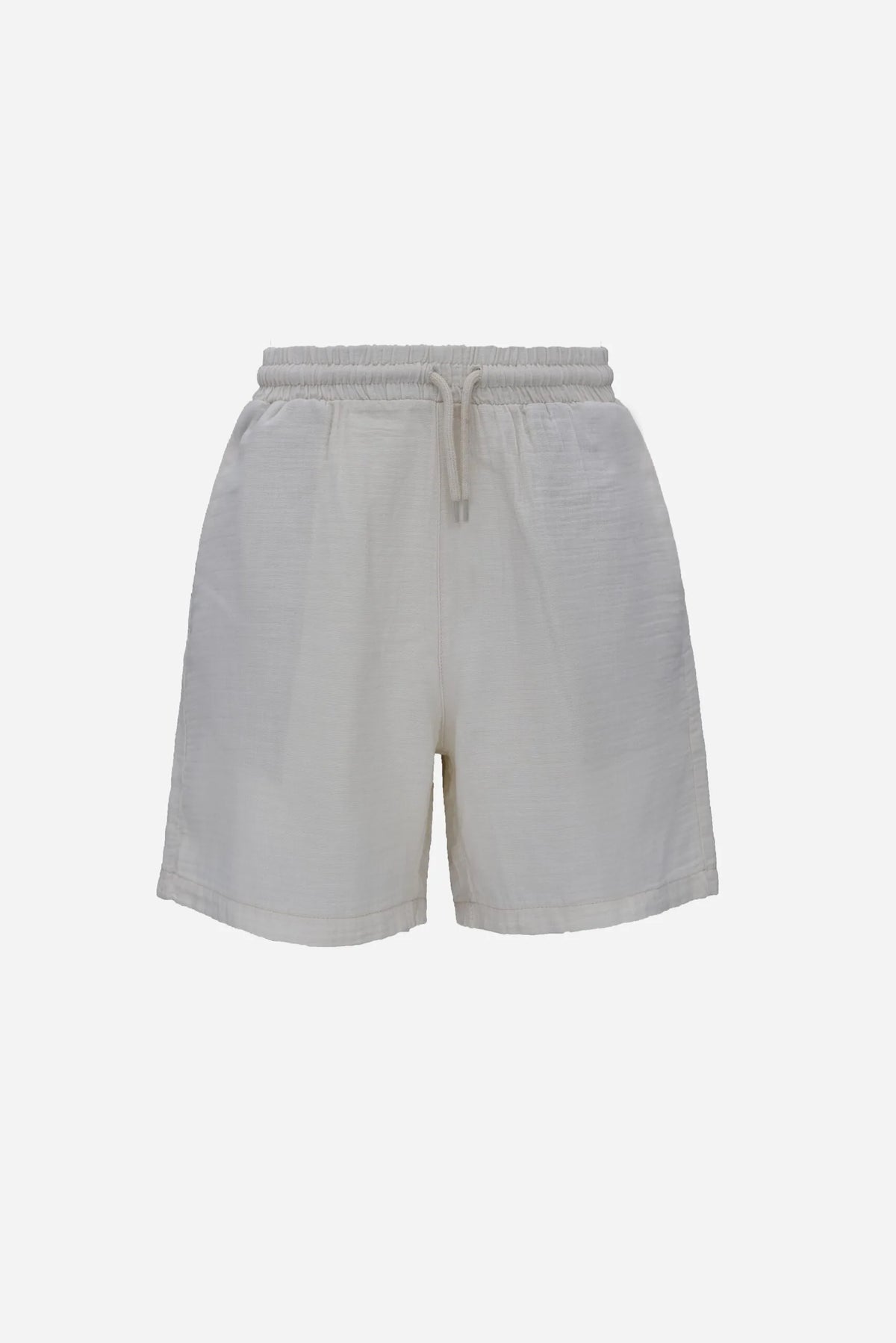 Bej Oversize Müslin Şort